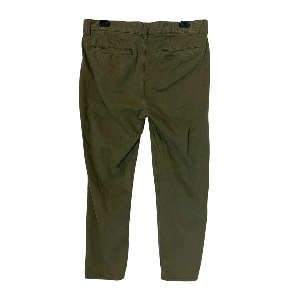 Banana‎ Republic Pants Mens 30x30 Green Athletic Fit Chino Tapered Cotton Casual
